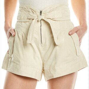 SEA NY Suri Canvas Belted Shorts